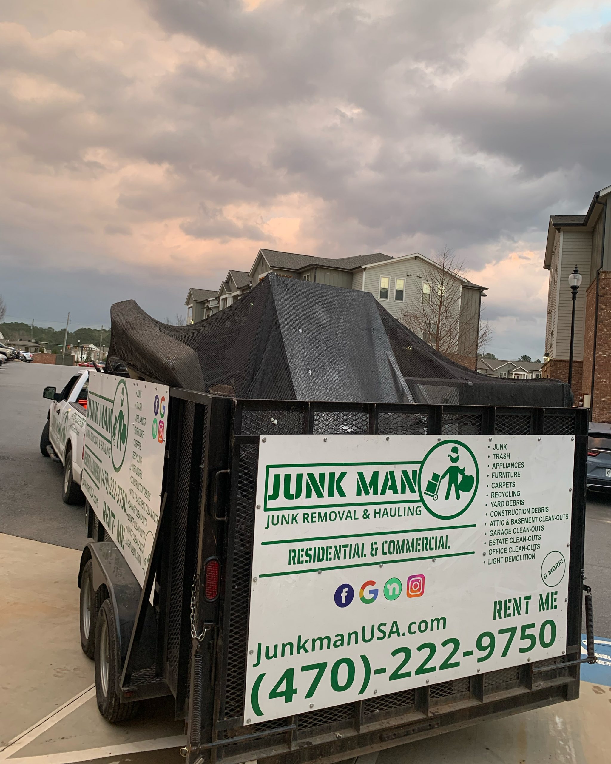 Junk Man Junk Removal And Hauling provides junk removal services for property management companies in the Acworth, GA and other local areas