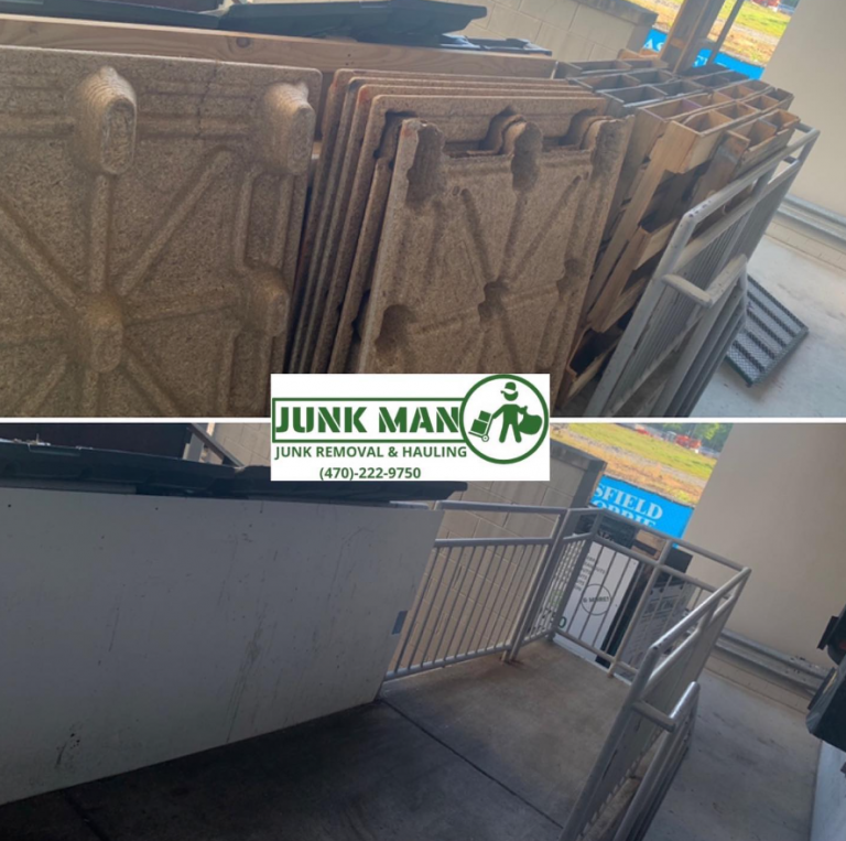 Palette pickup in Kennesaw, commercial junk removal in Kennesaw by junk man junk removal and hauling