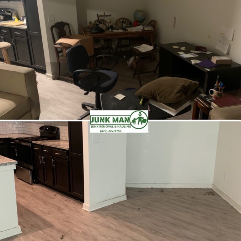 Apartment cleanouts in Kennesaw GA by junk man junk removal and hauling