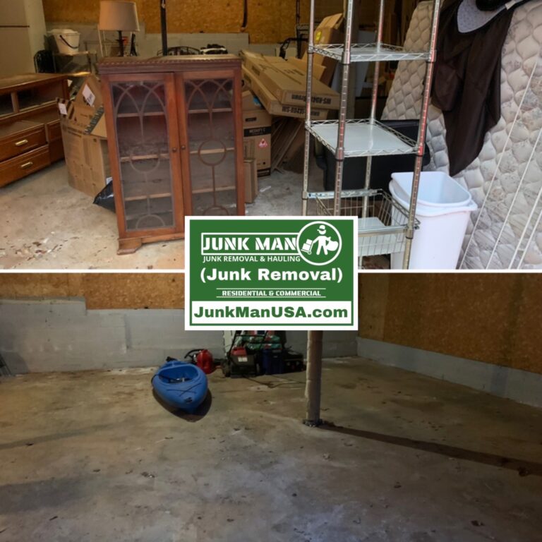 Cabinet furniture removal in Kennesaw by junk man junk removal and hauling