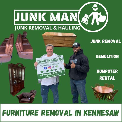 Furniture Removal in Kennesaw by JUNK MAN Junk Removal & Hauling