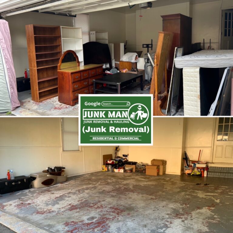 Garage furniture removal in Kennesaw Georgia, Junk removal