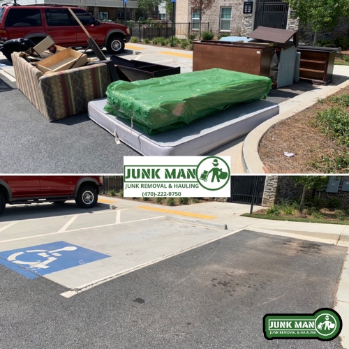 Property manager apartment cleanouts in Kennesaw by Junk Man Junk removal and hauling