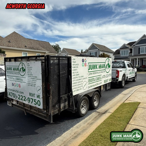 Acworth GA Home Junk Removal by Junkman Junk Removal and Hauling Offering furniture removal household junk hauling and residential property clean up services