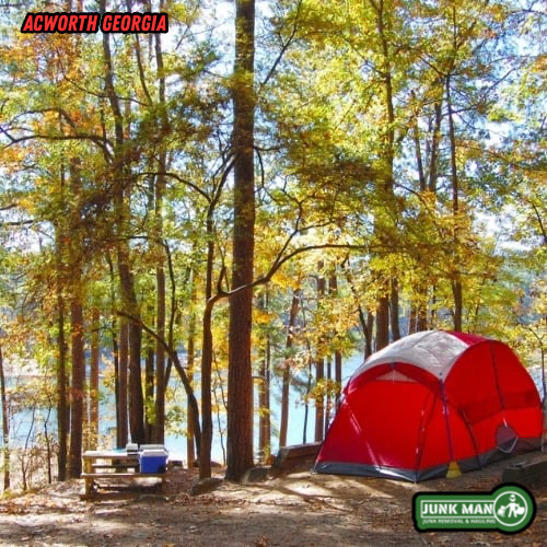 Junk Man junk removal and hauling serving Acworth GA near Red Top Mountain State Park with professional junk removal property clean outs Hauling and debris removal services